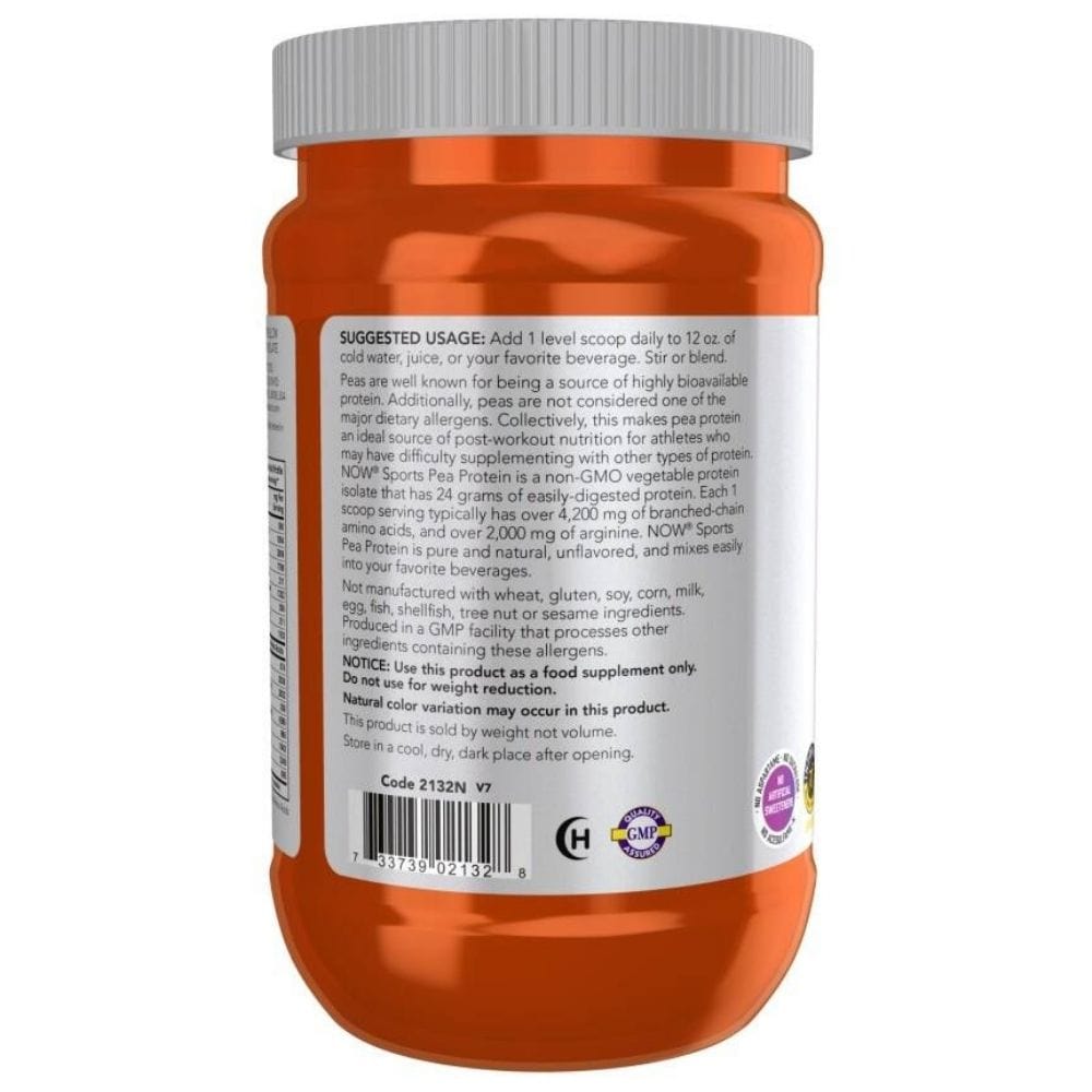 Now Foods Sport Pea Protein - 907 g