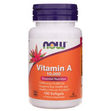 Now Foods Vitamin A 10000 IU - 100 Softgels