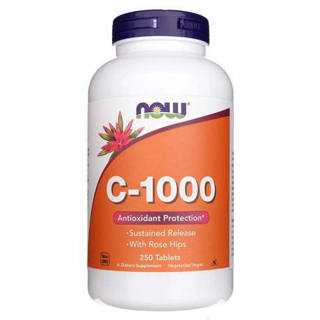 Now Foods Vitamin C-1000 Sustained Release - 250 Tablets