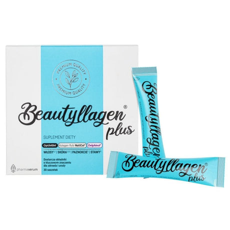 Pharmaverum Beautyllagen Plus, Blackcurrant - Citrus - 30 Sachets