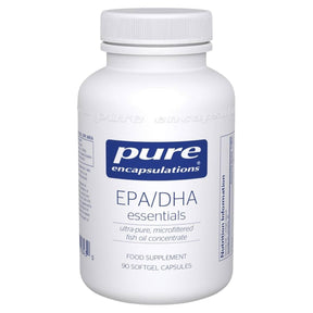 Pure Encapsulations EPA/DHA Essentials, Omega-3 Fish Oil 500 mg - 90 Softgels