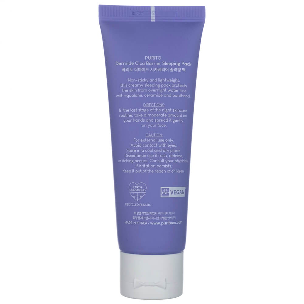 Purito Dermide Cica Barrier Sleeping Pack - 80 ml