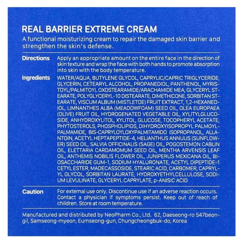 Real Barrier Extreme Cream - 50 ml