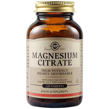 Solgar Magnesium Citrate - 120 Tablets