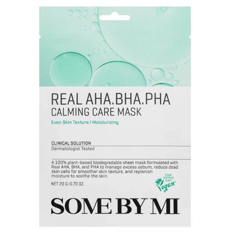 Some By Mi Real AHA-BHA-PHA Calming Care Sheetmask - 20 g