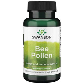 Swanson Bee Pollen 400 mg - 100 Capsules