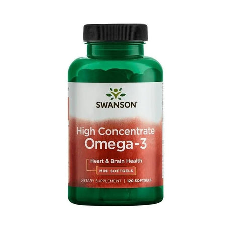 Swanson High Concentrate Omega-3 - 120 Capsules