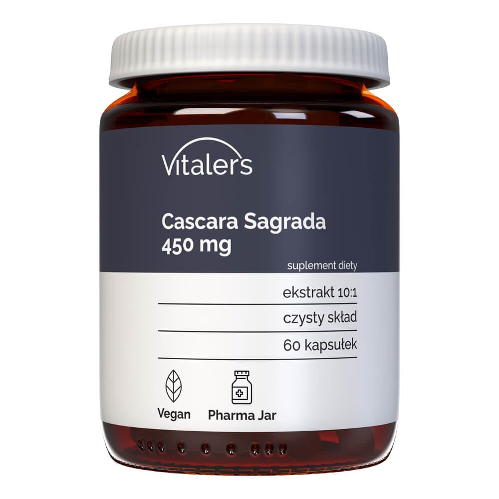 Vitaler's Cascara Sagrada 450 mg - 60 Capsules