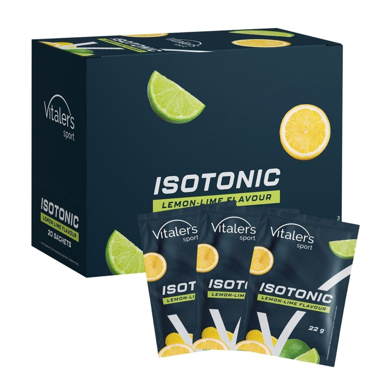 Vitaler's Isotonic, Lemon-Lime - 20 x 22 g