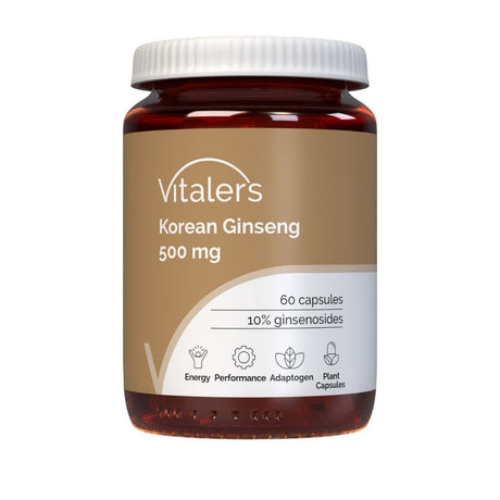 Vitaler's Korean Ginseng 500 mg - 60 Capsules