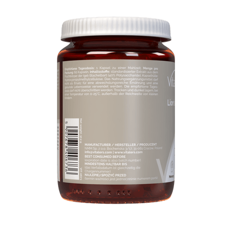 Vitaler's Lion's Mane 500 mg - 60 Capsules