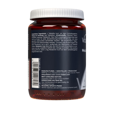 Vitaler's Melatonin 1 mg - 240 Tablets