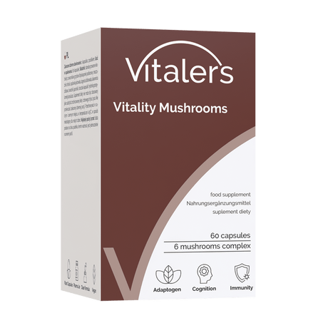 Vitaler's Vital Mushrooms - 60 Capsules