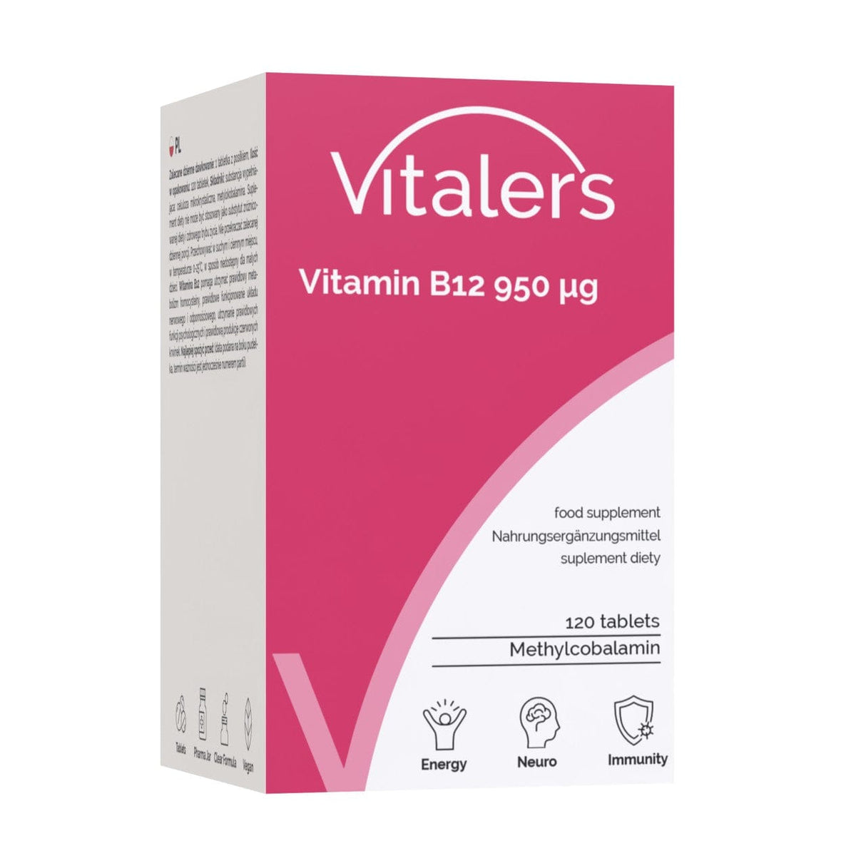Vitaler's Vitamin B12 950 mcg  - 120 Tablets