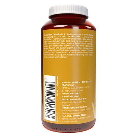 Vitaler's Vitamin C 1000 mg - 120 Capsules