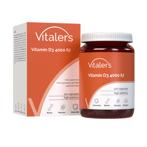 Vitaler's Vitamin D3 4000 IU - 120 Softgels