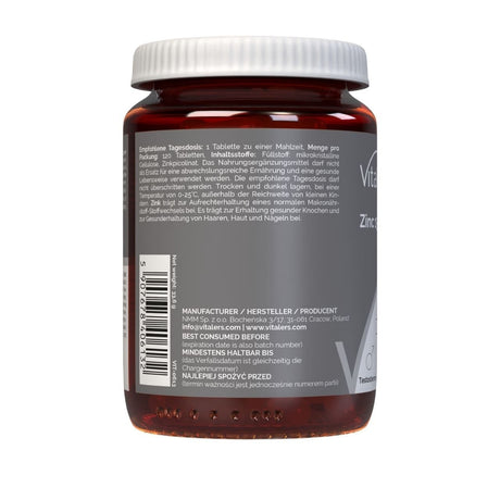 Vitaler's Zinc Picolinate 15 mg - 120 Tablets