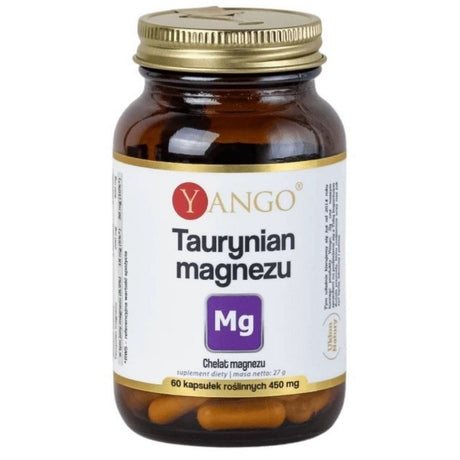 Yango Magnesium Taurinate 450 mg - 60 Capsules