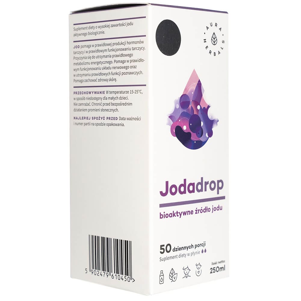 Aura Herbals Iodadrop - a bioactive source of iodine, liquid - 250 ml