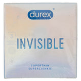 Durex Invisible Extra Sensitive Condoms - 3 pieces