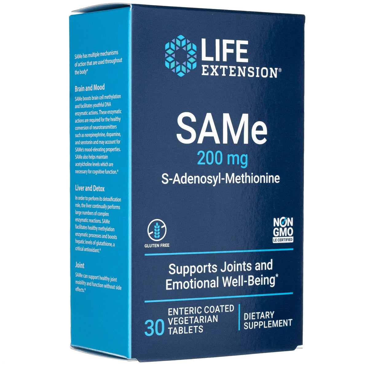 Life Extension SAMe 200 mg - 30 Tablets