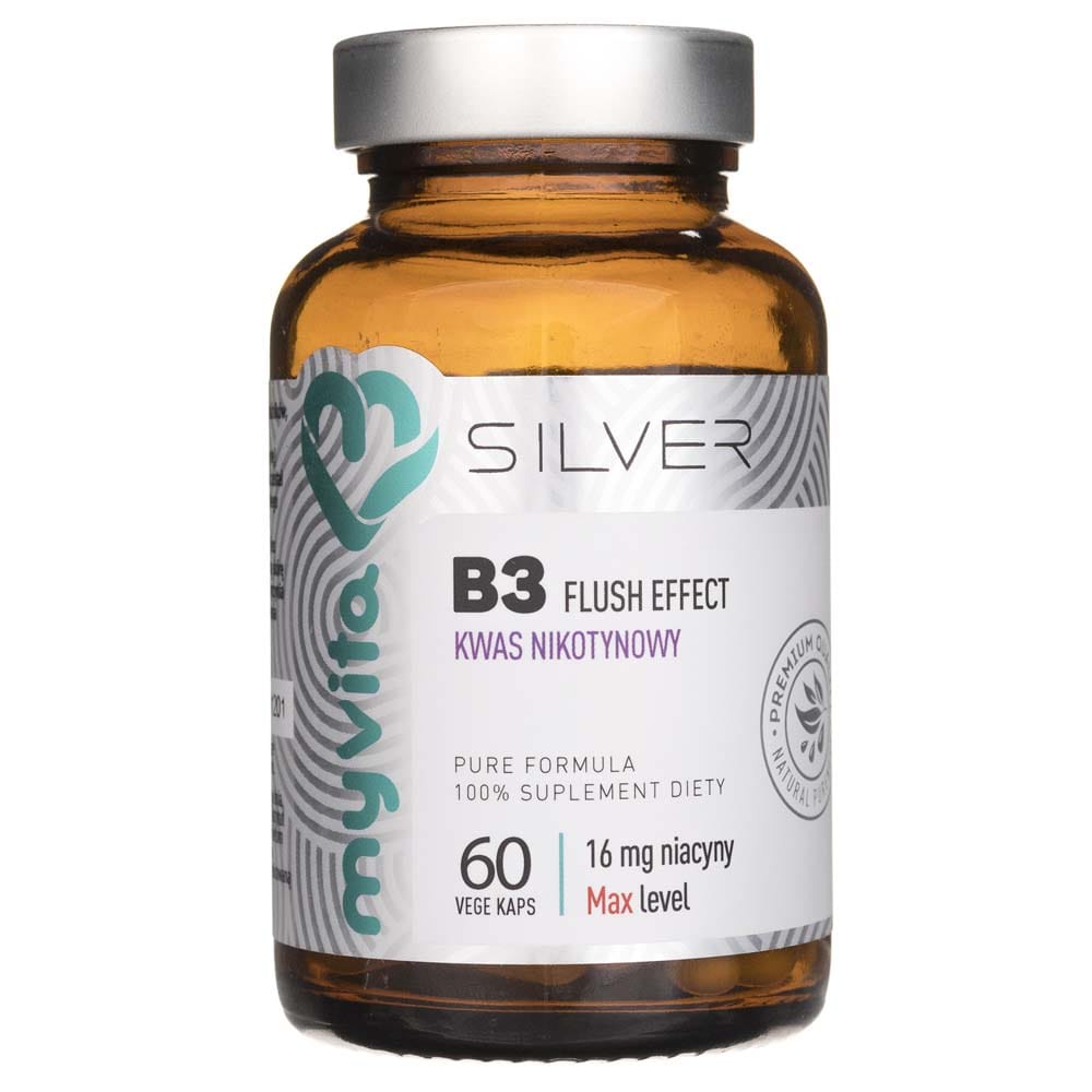 MyVita Vitamin B3 (Nicotinic Acid) - 60 Veg Capsules