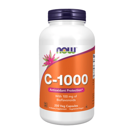 Now Foods Vitamin C-1000 with Bioflavonoids - 250 Veg Capsules