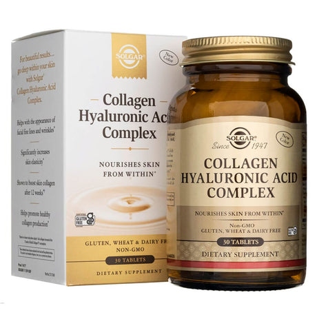 Solgar Collagen Hyaluronic Acid Complex - 30 Tablets